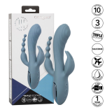 CALEXOTICS - VIBRATORE TRIPLE ECSTASY GRIGIO