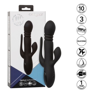 CALEXOTICS - VIBRATORE TRIPLE EUPHORIA NERO