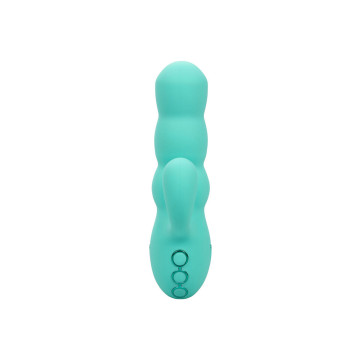 Calexotics - Del Mar Diva Vibrador Rabbit Verde Agua By California