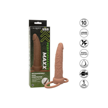 Calexotics - Performance Maxx Doble Penetrador Recargable Piel