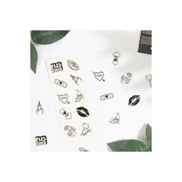 SECRET PLAY - ENSEMBLE DE 10 TATOUAGES TEMPORAIRES CANDY COLLECTION -…