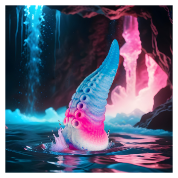 EPIC - DILDO A TENTACOLI BLU DI PHORCYS, TAGLIA GRANDE