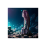 Epic - Basilisk Dildo Doble Placer Escamoso Tamaño Pequeño |