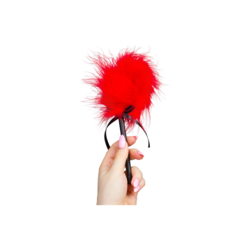 GIOCO SEGRETO - SPOLVERINO MARABOU ROSSO - SECRETPLAY 100% FETISH - P…