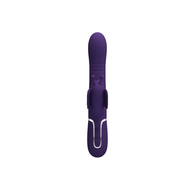 Pretty Love - Vibrador Rabbit Multifunción 4 En 1 Mariposa Morado |