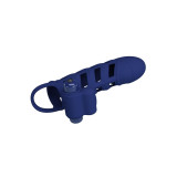 Pretty Love - Altaf Anillo Vibrador Con Funda De Silicona Azul |