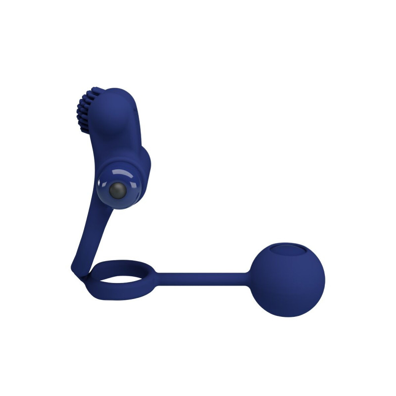 Pretty Love - Remington Doble Anillo Vibrador Con Plug Azul |