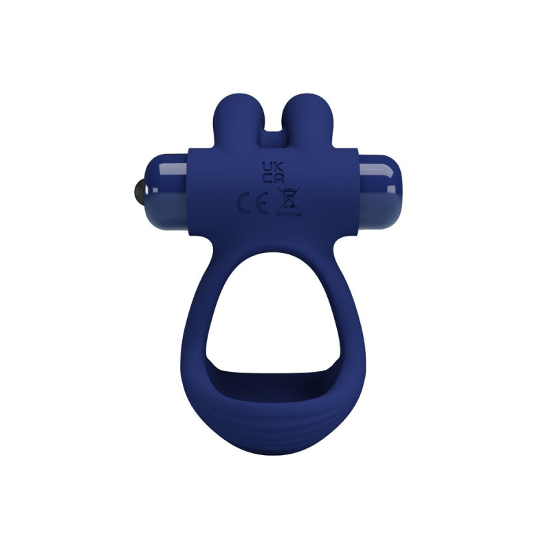 Pretty Love - Francisco Doble Anillo Vibrador Rabbit Azul | Vybes.it