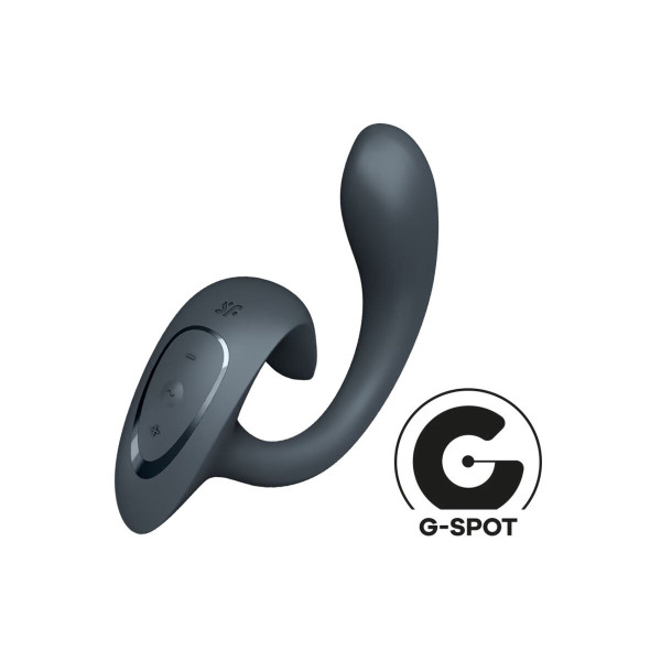 SATISFYER - G FOR GODDESS 1 VIBRADOR RABBIT GRIS OSCURO