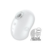 Satisfyer - Cutie Ghost Vibrador Lay - On Blanco | Vybes.it