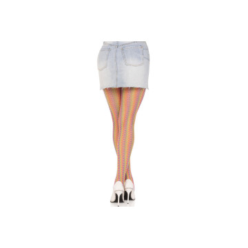 Leg Avenue - Mehrfarbige Häkelstrümpfe | Vybes.it