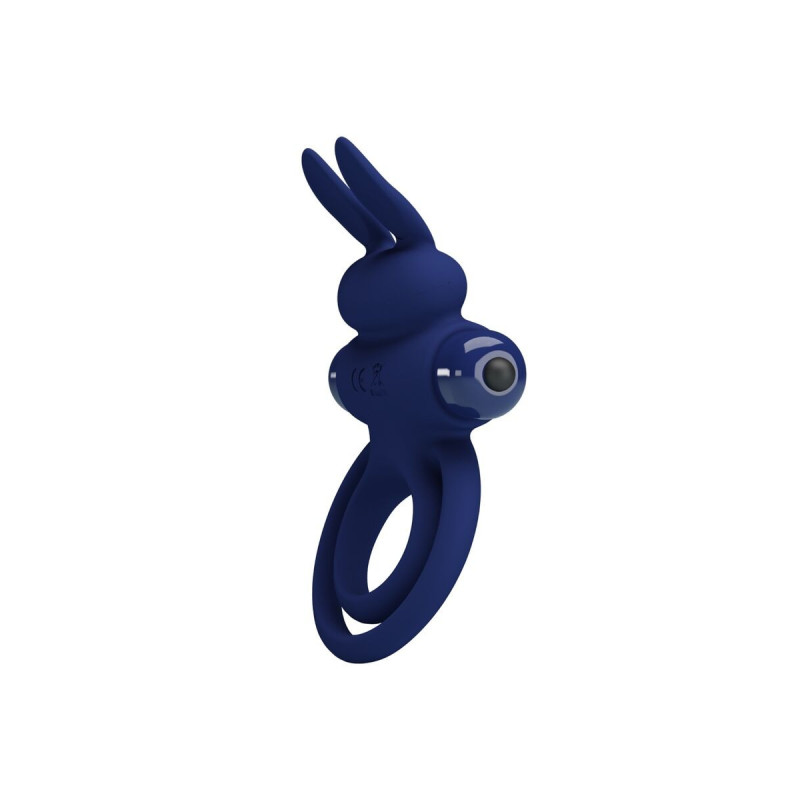 Pretty Love - Darey Doble Anillo Vibrador Rabbit Azul | Vybes.it