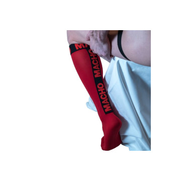 MACHO - CHAUSSETTES FINES TAILLE UNIQUE ROUGE - MACHO UNDERWEAR - /pr…