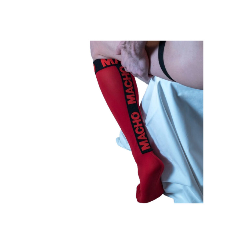MACHO - THIN SOCKS ONE SIZE RED - MACHO UNDERWEAR - /product_models/2…