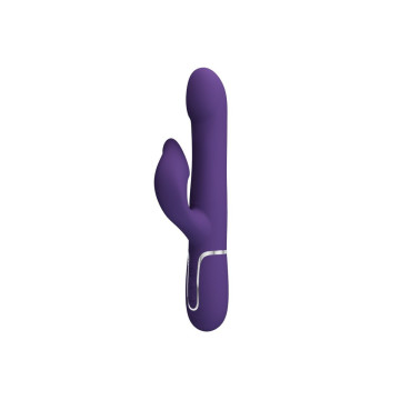 Pretty Love - Zalin Vibrador Rabbit Perlas 4 En 1 Morado | Vybes.it