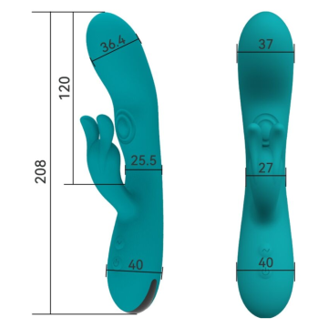 ARMONY - DANCING BUNNY VIBRADOR RABBIT 10 VELOCIDADES VERDE