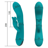 ARMONY - DANCING BUNNY VIBRADOR RABBIT 10 VELOCIDADES VERDE