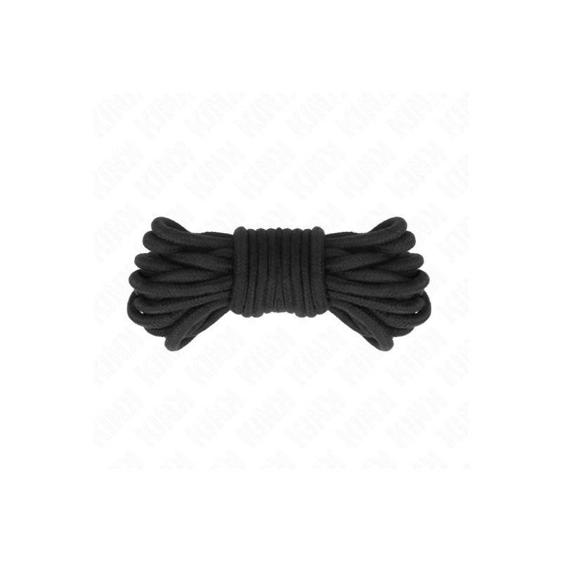 KINK - COTTON ROPE 5 METER BLACK - KINK ROPE ARTS - Ropes
