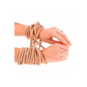 KINK - HANFSEIL MIT METALLKOPF 10 METER - KINK ROPE ARTS - Seile