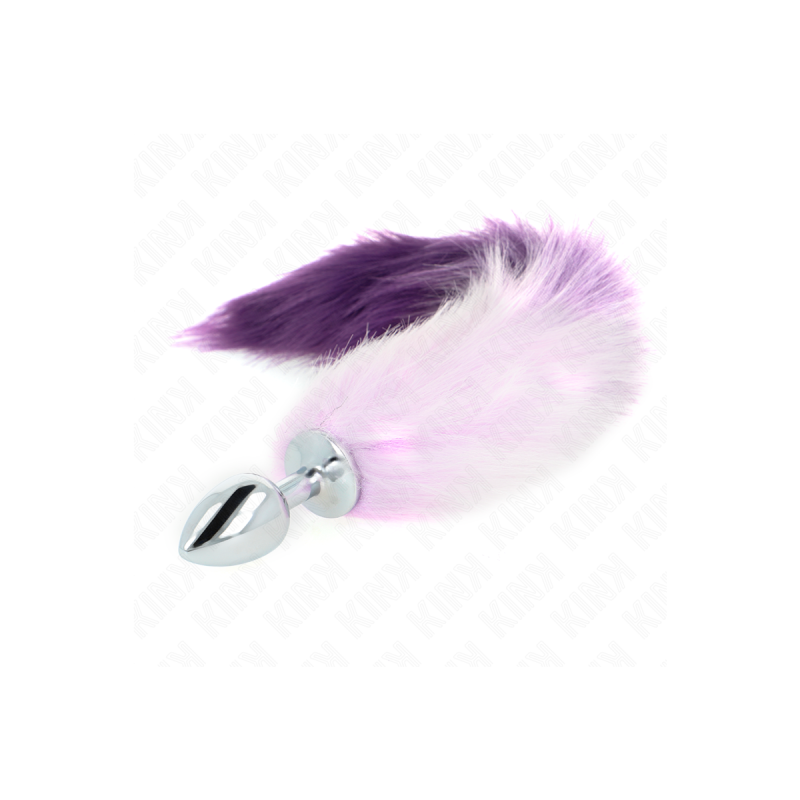KINK - ANAL PLUG GRÖSSE S 7 X 3 CM MIT KUNSTSTOFFSCHWANZ 40 CM LILA -…
