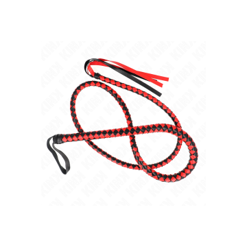 KINK - FOUET LONG SERPENT ROUGE 210 CM - KINK IMPACT & TOUCH - Fouets…