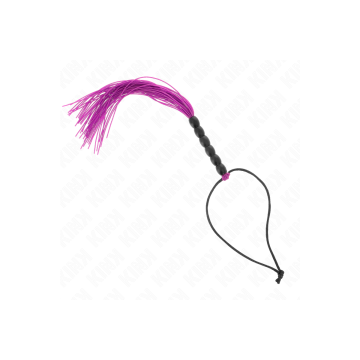 KINK - MINI SILIKONPEITSCHE MIT 6 LILA PERLEN 26 CM - KINK IMPACT & T…