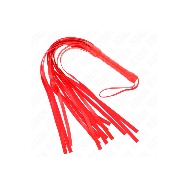 KINK - EINFACHE ROTE PEITSCHE 45 CM - KINK IMPACT & TOUCH - BDSM-Peit…