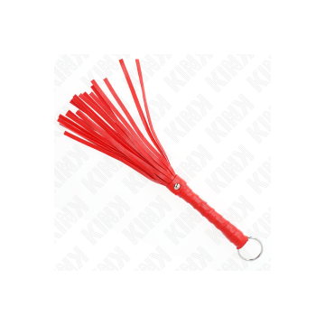 KINK - SIMPLE MINI RED WHIP 28 CM - KINK IMPACT & TOUCH - BDSM whips