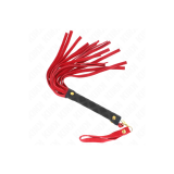 KINK - RED SUEDE MINI WHIP 30 CM - KINK IMPACT & TOUCH - BDSM whips