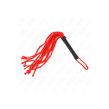 KINK - FOUET CORDE ROJO 56 CM - KINK IMPACT & TOUCH - Fouets BDSM