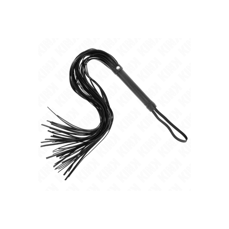 KINK - SCHWARZE WEICH-PVC-PEITSCHE 70 CM - KINK IMPACT & TOUCH - BDSM…