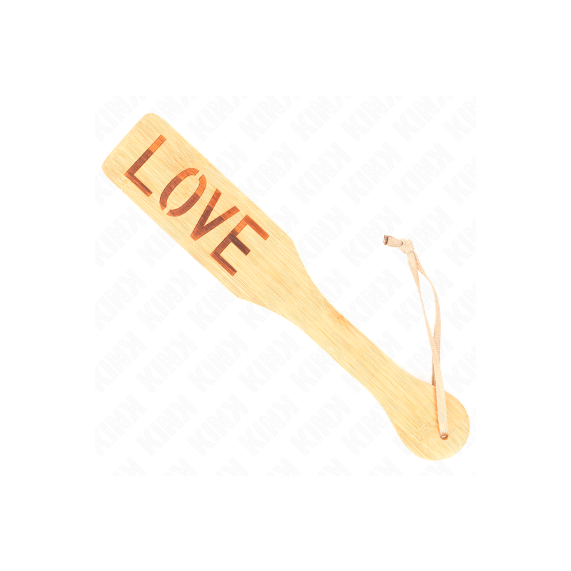 KINK - PALETTE IN BAMBÙ PAROLA AMORE 32 X 5,5 CM - KINK IMPACT & TOUC…