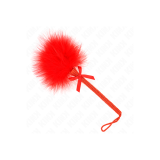 KINK - NYLON ROPE WAND WITH TICKLE FEATHERS AND RED BOW 25 CM - KINK…