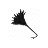 KINK - PLUMES DE POULET TICKLE EN FORME DE CORNE NOIRE 36 CM - KINK I…