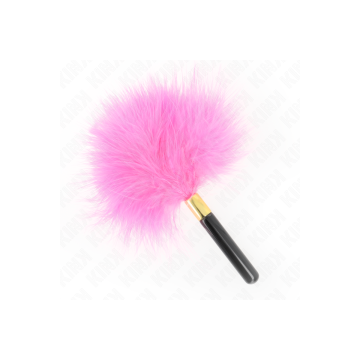 KINK - FUCHSIA GOLD METALL KITZELFEDERN 18 CM - KINK IMPACT & TOUCH -…