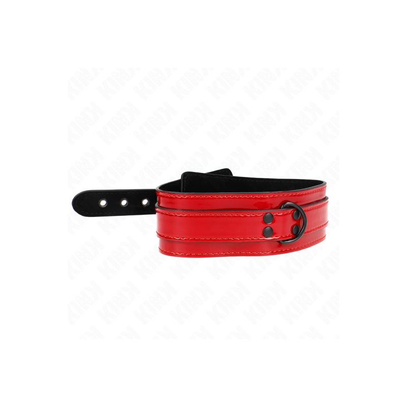 KINK - COLLIER AJUSTABLE ROUGE VIN 37,5-49,5 CM X 5 CM - KINK COLLAR…