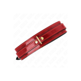 KINK - WINE RED ADJUSTABLE NECKLACE WITH GOLDEN DETAILS 29-42.5 CM X…