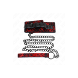 Kink - Collier Dentelle Avec Ceinture Avec Ceinture En Cuir Vrai