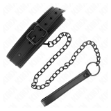 KINK - NEOPREN BONDAGE HALSBAND MODELL 1 MIT GÜRTEL 78 CM VERSTELLBAR 37,5 X 49,5 CM