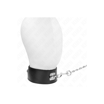KINK - COLLANA CON CINTURA 65 CM CON CINTURINO LARGO NERO REGOLABILE…