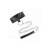 KINK - COLLIER AVEC CEINTURE 65 CM AVEC RIVET V RÉGLABLE 36-43 CM X 5…