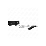 KINK - NECKLACE 65 CM WITH LEASH WITH SILVER STUDS MODEL 2 ADJUSTABLE…