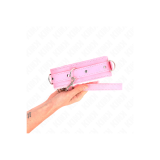 KINK - HALSBAND MIT LEINE 65 CM MIT EINSCHRÄNKUNGEN ROSA 36-42 CM X 5…