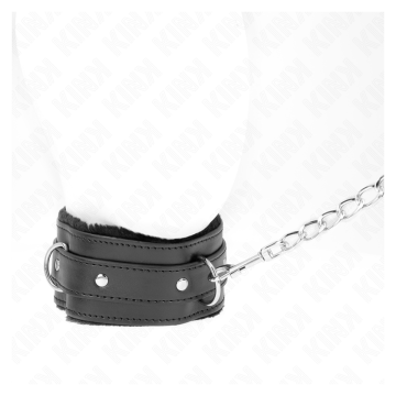KINK - COLLAR CON CORREA 65 CM CON RESTRICCIONES NEGRO AJUSTABLE 36-42 CM X 5.5 CM