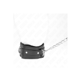 KINK - COLLAR WITH LEASH 65 CM WITH RESTRICTIONS BLACK 36-42 CM X 5.5…