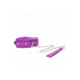KINK - COLLIER AVEC LAISSE 65 CM AVEC RESTRICTIONS VIOLET 36-42 CM X…