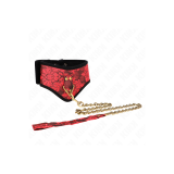 KINK - COLLANA MODELLO SCANDALO CON CINTURINO IN PIZZO 75 CM 44 X 10…