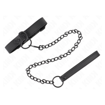 KINK - COLLAR CON CORREA 65 CM OSCURO AJUSTABLE 37-54 CM X 3 CM