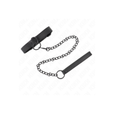 KINK - COLLIER AVEC LAISSE FONCÉE 65 CM AJUSTABLE 37-54 CM X 3 CM - K…