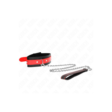 KINK - NECKLACE WITH RED STRAP 65 CM AJUSTABLE 36-43 CM X 5 CM - KINK…